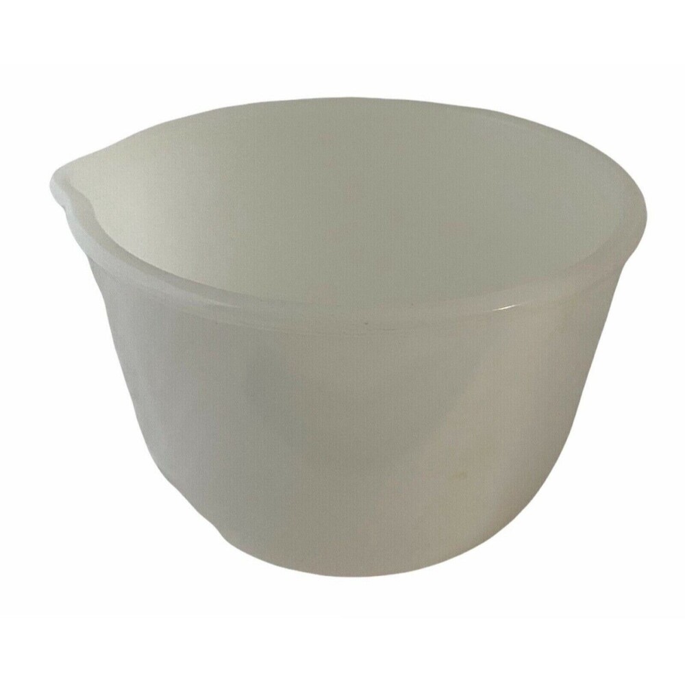 3627 Vintage Glassbake Sunbeam replacement white glass bowl